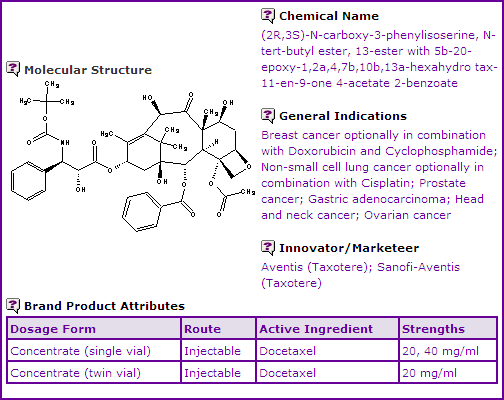 DocetaxelStructure